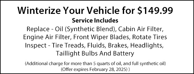 Winterize Your Vehicle